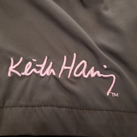 Keith Haring X Shoe Palace Colab Brown Embroidered Swim Trunks Men's Size M - Picture 3 of 10